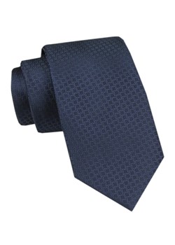 Elegancki Krawat Męski Angelo di Monti - Granatowy, Delikatna Faktura Materiału KRADM2114 ze sklepu JegoSzafa.pl w kategorii Krawaty - zdjęcie 172598693