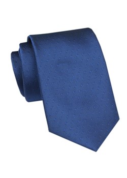 Elegancki Krawat Męski Angelo di Monti - Niebieski z Delikatną Fakturą KRADM2119 ze sklepu JegoSzafa.pl w kategorii Krawaty - zdjęcie 172598701