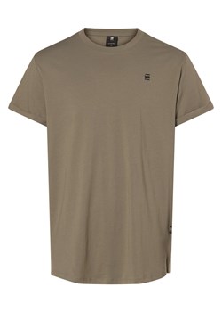 G-Star RAW Koszulka męska - Lash Mężczyźni Dżersej trzcinowy jednolity ze sklepu vangraaf w kategorii T-shirty męskie - zdjęcie 172598794
