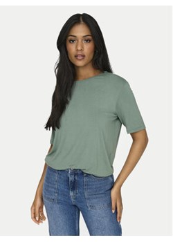 JDY T-Shirt Mila 15330819 Zielony Regular Fit ze sklepu MODIVO w kategorii Bluzki damskie - zdjęcie 172599011