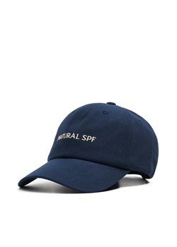 Cropp - Granatowa czapka z daszkiem i haftem - granatowy ze sklepu Cropp w kategorii Czapki z daszkiem damskie - zdjęcie 172599224