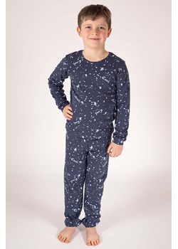 Granatowa bawełniana piżamka z długim rękawem- Cool ze sklepu 5.10.15 w kategorii Piżamy dziecięce - zdjęcie 172601292