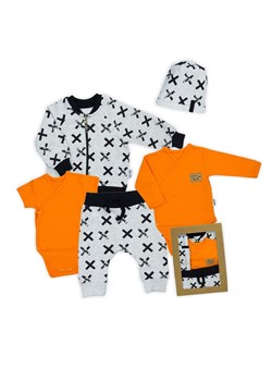 Bawełniany komplet 5-częściowy dla niemowlaka ze sklepu 5.10.15 w kategorii Odzież dla niemowląt - zdjęcie 172601314