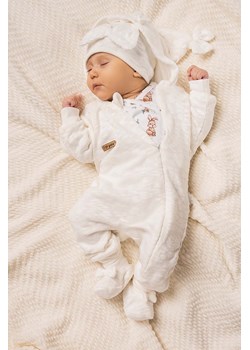 Kremowy niemowlęcy komplet z bawełny 3-częściowy ze sklepu 5.10.15 w kategorii Komplety niemowlęce - zdjęcie 172601340