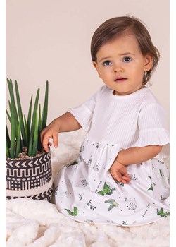 Bawełniana sukienka niemowlęca z motywem leśnym ze sklepu 5.10.15 w kategorii Odzież dla niemowląt - zdjęcie 172601390