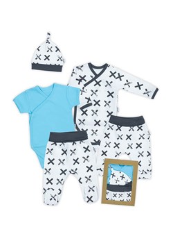 Bawełniany komplet 5-częściowy dla niemowlaka ze sklepu 5.10.15 w kategorii Odzież dla niemowląt - zdjęcie 172601393