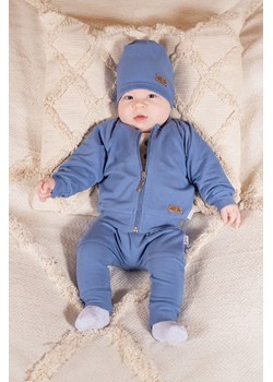 Niebieski komplet dla niemowlaka 4-częściowy ze sklepu 5.10.15 w kategorii Komplety niemowlęce - zdjęcie 172601401