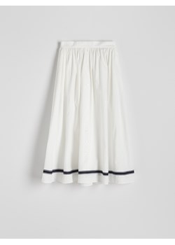 Reserved - Bawełniana spódnica maxi - biały ze sklepu Reserved w kategorii Spódnice - zdjęcie 172601840