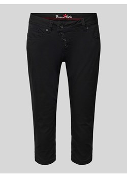 Spodnie capri w jednolitym kolorze model ‘Malibu’ ze sklepu Peek&Cloppenburg  w kategorii Spodnie damskie - zdjęcie 172602232