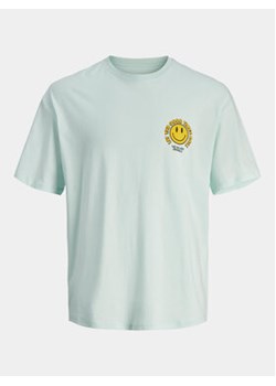 Jack&Jones T-Shirt Jorfrutti 12256926 Niebieski Wide Fit ze sklepu MODIVO w kategorii T-shirty męskie - zdjęcie 172602803