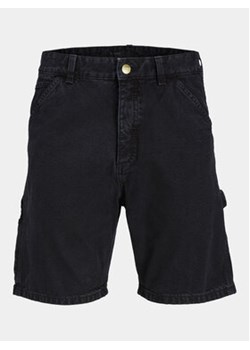 Jack&Jones Szorty jeansowe Jjitony 12252814 Czarny Loose Fit ze sklepu MODIVO w kategorii Spodenki męskie - zdjęcie 172602841