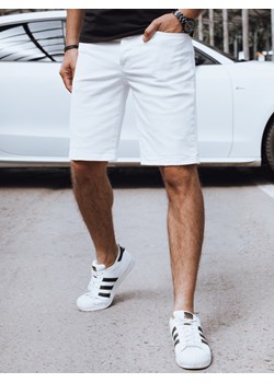 Spodenki męskie jeansowe białe Dstreet SX2442 ze sklepu DSTREET.PL w kategorii Spodenki męskie - zdjęcie 172604202