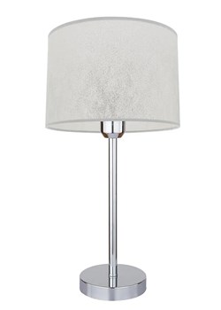 Srebrna lampka stołowa na nóżce - A97-Olma ze sklepu Edinos.pl w kategorii Lampy stołowe - zdjęcie 172605350