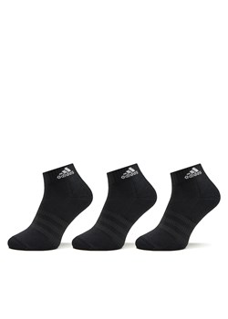 Skarpety Niskie Unisex adidas Cushioned Sportswear Ankle Socks 3 Pairs IC1277 black/white ze sklepu eobuwie.pl w kategorii Skarpetki damskie - zdjęcie 172606090