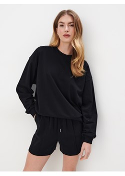 Mohito - Bawełniana bluza - czarny ze sklepu Mohito w kategorii Bluzy damskie - zdjęcie 172607434