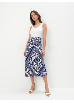 Mohito - Wiskozowa spódnica midi - niebieski ze sklepu Mohito w kategorii Spódnice - zdjęcie 172607593