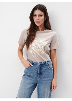 Mohito - Koszulka z printem - beżowy ze sklepu Mohito w kategorii Bluzki damskie - zdjęcie 172607713