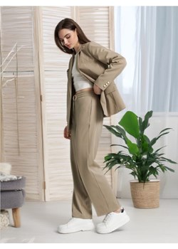 Sinsay - Spodnie z kantem - brązowy ze sklepu Sinsay w kategorii Spodnie damskie - zdjęcie 172609420