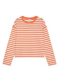 Marc O&apos;Polo DENIM Koszulka w kolorze pomarańczowo-białym ze sklepu Limango Polska w kategorii Bluzki damskie - zdjęcie 172612921