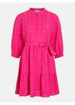 Vila Sukienka codzienna Omma 14095847 Różowy Regular Fit ze sklepu MODIVO w kategorii Sukienki - zdjęcie 172613584