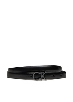 Pasek Damski Calvin Klein Ck Thin Belt 1.5Cm K60K612360 Czarny ze sklepu eobuwie.pl w kategorii Paski damskie - zdjęcie 172613893