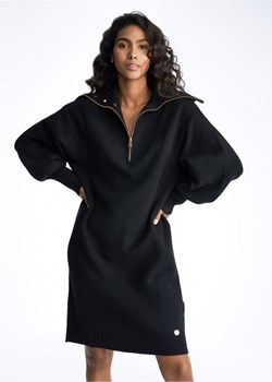 Czarna sukienka damska na suwak ze sklepu OCHNIK w kategorii Sukienki - zdjęcie 172615753