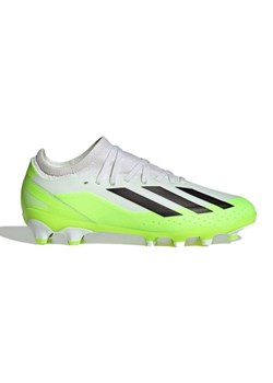Buty piłkarskie adidas X Crazyfast.3 Mg Jr IE1567 białe białe ze sklepu ButyModne.pl w kategorii Buty sportowe dziecięce - zdjęcie 172616051