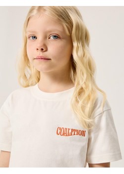 Koszulka CLTN K LATTE Kremowy 122-128 ze sklepu Diverse w kategorii Bluzki dziewczęce - zdjęcie 172616990