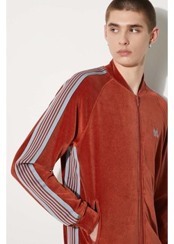 Needles bluza RC Track Jacket męska kolor pomarańczowy wzorzysta OT233 ze sklepu PRM w kategorii Bluzy męskie - zdjęcie 172617292