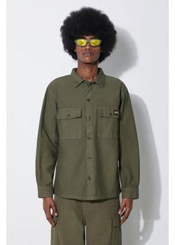 Stan Ray koszula bawełniana Cpo Shirt męska kolor zielony regular z kołnierzykiem klasycznym CE2403321 ze sklepu PRM w kategorii Koszule męskie - zdjęcie 172617340