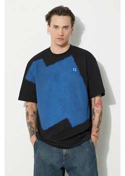 Ader Error t-shirt TRS Tag męski kolor niebieski z nadrukiem BMSGFYTS0103 ze sklepu PRM w kategorii T-shirty męskie - zdjęcie 172617663