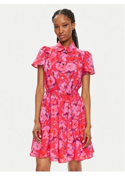 Morgan Sukienka koszulowa 241-ROSEL.F Różowy Regular Fit ze sklepu MODIVO w kategorii Sukienki - zdjęcie 172618602