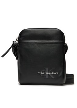 Calvin Klein Jeans Saszetka Monogram Soft K50K512032 Czarny ze sklepu MODIVO w kategorii Torby męskie - zdjęcie 172618613