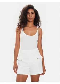 Morgan Top 241-DUBO Biały Slim Fit ze sklepu MODIVO w kategorii Bluzki damskie - zdjęcie 172618672