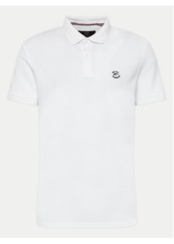 INDICODE Polo Wadim 40-913 Biały Slim Fit ze sklepu MODIVO w kategorii T-shirty męskie - zdjęcie 172618711