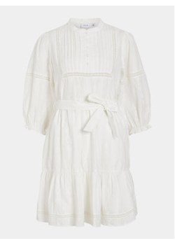 Vila Sukienka codzienna Omma 14095847 Biały Regular Fit ze sklepu MODIVO w kategorii Sukienki - zdjęcie 172619574