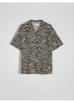 Reserved - Wiskozowa koszula comfort fit - wielobarwny ze sklepu Reserved w kategorii Koszule męskie - zdjęcie 172620080