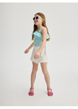 Reserved - Szorty imitujące spódnicę - złamana biel ze sklepu Reserved w kategorii Spodenki dziewczęce - zdjęcie 172620133