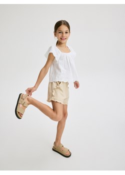 Reserved - Sandały z imitacji skóry - beżowy ze sklepu Reserved w kategorii Sandały dziecięce - zdjęcie 172620233