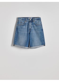 Reserved - Jeansowe szorty - granatowy ze sklepu Reserved w kategorii Szorty - zdjęcie 172620344