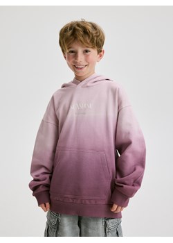 Reserved - Bawełniana bluza oversize - fioletowy ze sklepu Reserved w kategorii Bluzy chłopięce - zdjęcie 172620441