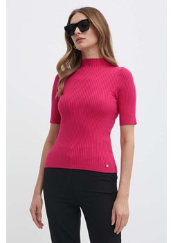 Morgan t-shirt MAIKI kolor różowy ze sklepu ANSWEAR.com w kategorii Bluzki damskie - zdjęcie 172621484