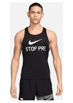 Męska koszulka bez rękawów do biegania Nike Fast Run Energy - Czerń ze sklepu Nike poland w kategorii T-shirty męskie - zdjęcie 172622484