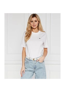 Lacoste T-shirt | Relaxed fit ze sklepu Gomez Fashion Store w kategorii Bluzki damskie - zdjęcie 172622622