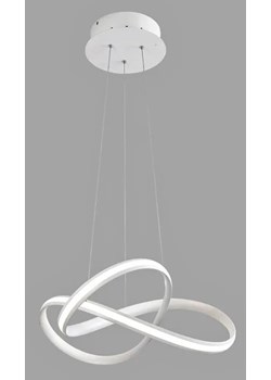 Biała lampa wisząca LED serpentyna - S008-Tinis ze sklepu Edinos.pl w kategorii Lampy wiszące - zdjęcie 172624030