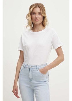 Answear Lab t-shirt bawełniany damski kolor biały ze sklepu ANSWEAR.com w kategorii Bluzki damskie - zdjęcie 172625664