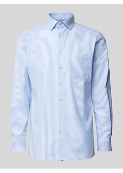 Koszula biznesowa o kroju modern fit z krótkim rękawem model ‘Global’ ze sklepu Peek&Cloppenburg  w kategorii Koszule męskie - zdjęcie 172626414