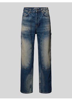 Jeansy o kroju baggy fit z efektem znoszenia ze sklepu Peek&Cloppenburg  w kategorii Jeansy męskie - zdjęcie 172626440