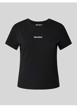 T-shirt z wyhaftowanym logo ze sklepu Peek&Cloppenburg  w kategorii Bluzki damskie - zdjęcie 172626441