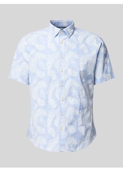 Koszula biznesowa o kroju casual fit ze wzorem na całej powierzchni ze sklepu Peek&Cloppenburg  w kategorii Koszule męskie - zdjęcie 172626560